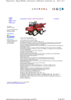 Opryskiwacze samojezdne Bargam Mac 4000 XL