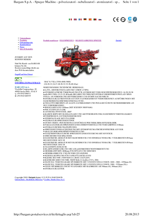 Opryskiwacze samojezdne Bargam Mac 4000 XL