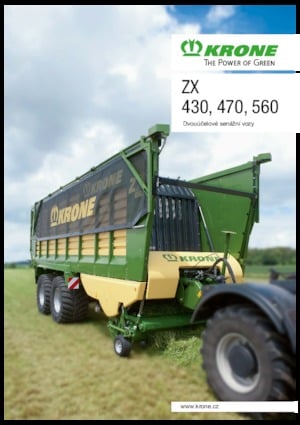 Przyczepy silosowe Krone ZX 470 GD 