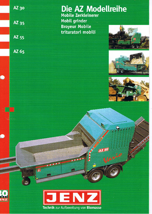 Utylizacja odpadów — rozdrabniacze Jenz AZ 35 D