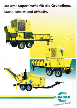 Utylizacja odpadów — rozdrabniacze Cramer HS 450 D