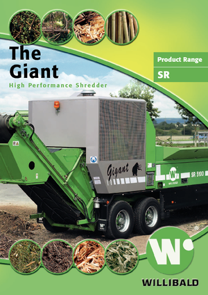 Utylizacja odpadów — rozdrabniacze Willibald SR 5100 Gigant