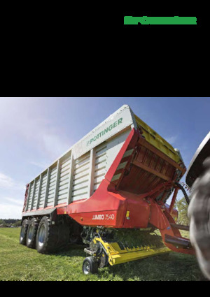 Przyczepy silosowe Pöttinger Jumbo 7400