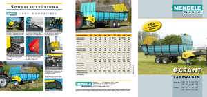 Przyczepy silosowe Mengele LW 534