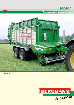 Przyczepy silosowe L. Bergmann Raptor 35 S