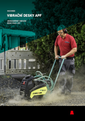 Jednokierunkowe Zagęszczarki / płyty wibracyjne Ammann APF 2050