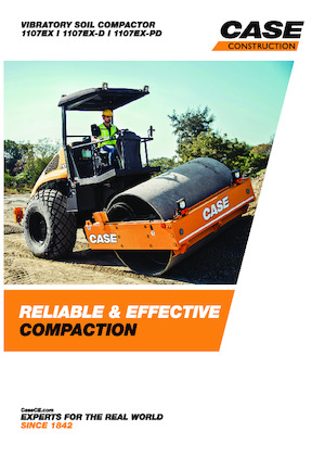 Pojedyncze walce drogowe Case 1107EX