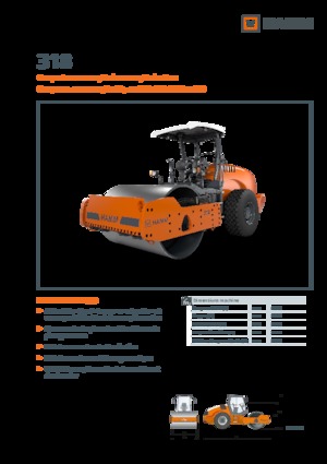 Pojedyncze walce drogowe Hamm 318