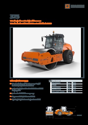 Pojedyncze walce drogowe Hamm 325