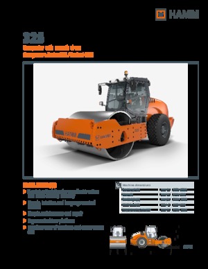 Pojedyncze walce drogowe Hamm 325