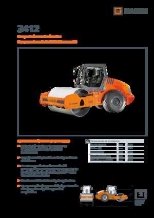 Pojedyncze walce drogowe Hamm 3412