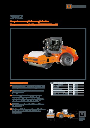 Pojedyncze walce drogowe Hamm 3412