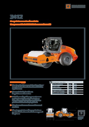 Pojedyncze walce drogowe Hamm 3412