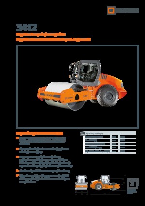 Pojedyncze walce drogowe Hamm 3412