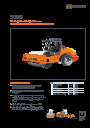 Pojedyncze walce drogowe Hamm 3518