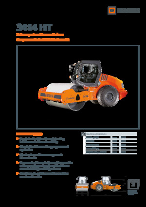 Pojedyncze walce drogowe Hamm 3518 HT