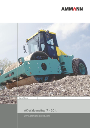 Pojedyncze walce drogowe Ammann AC 110-2