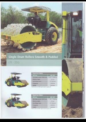 Pojedyncze walce drogowe Ammann AC 70