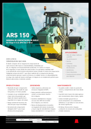 Pojedyncze walce drogowe Ammann ARS 150 PD
