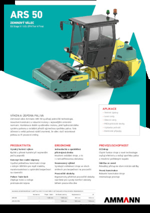 Pojedyncze walce drogowe Ammann ARS 50