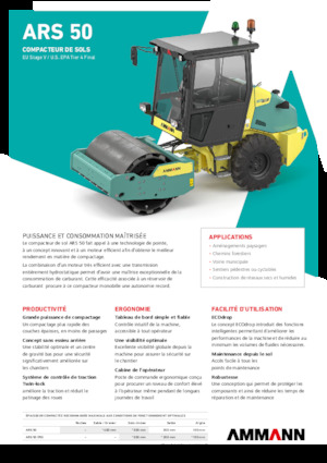 Pojedyncze walce drogowe Ammann ARS 50