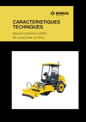 Pojedyncze walce drogowe Bomag BW 124 DH-5