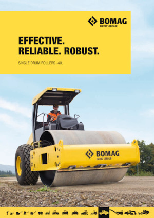 Pojedyncze walce drogowe Bomag BW 211-40