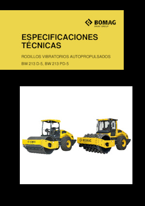 Pojedyncze walce drogowe Bomag BW 213 PD-5