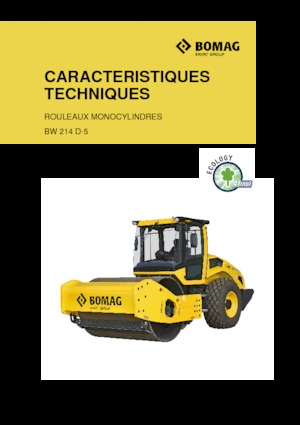 Pojedyncze walce drogowe Bomag BW 214 D-5