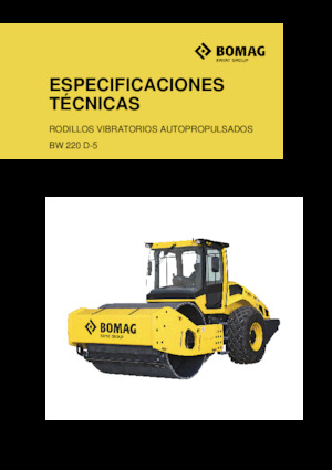 Pojedyncze walce drogowe Bomag BW 220 D-5