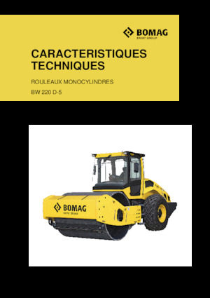 Pojedyncze walce drogowe Bomag BW 220 D-5