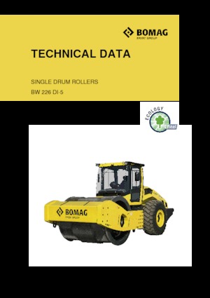 Pojedyncze walce drogowe Bomag BW 226 DI-5