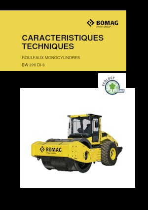 Pojedyncze walce drogowe Bomag BW 226 DI-5