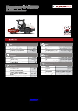 Pojedyncze walce drogowe Dynapac CA 1500 D