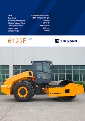 Pojedyncze walce drogowe Liugong 6122E