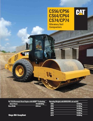Pojedyncze walce drogowe Caterpillar CP56