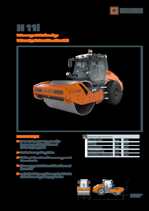 Pojedyncze walce drogowe Hamm H 11i
