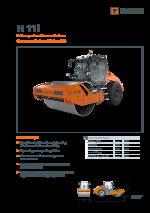 Pojedyncze walce drogowe Hamm H 11i