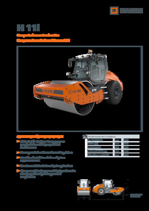 Pojedyncze walce drogowe Hamm H 11i