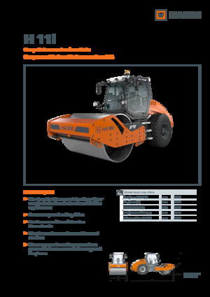 Pojedyncze walce drogowe Hamm H 11i