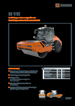 Pojedyncze walce drogowe Hamm H 11i