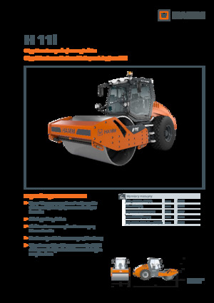 Pojedyncze walce drogowe Hamm H 11i