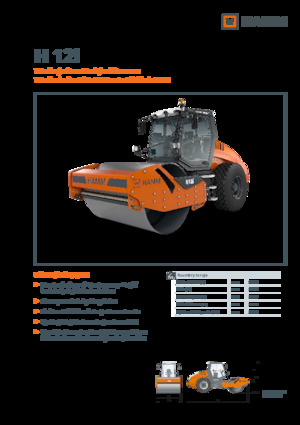 Pojedyncze walce drogowe Hamm H 12i