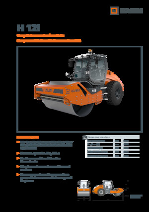 Pojedyncze walce drogowe Hamm H 12i