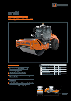 Pojedyncze walce drogowe Hamm H 13i