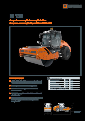 Pojedyncze walce drogowe Hamm H 13i