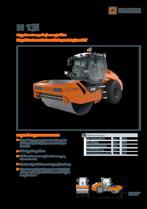 Pojedyncze walce drogowe Hamm H 13i