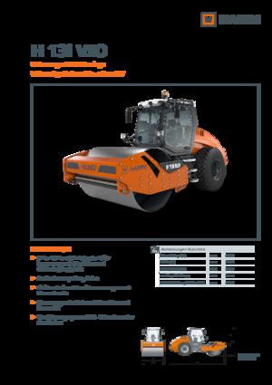 Pojedyncze walce drogowe Hamm H 13i VIO