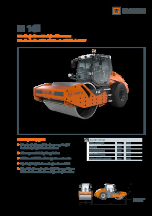 Pojedyncze walce drogowe Hamm H 16i