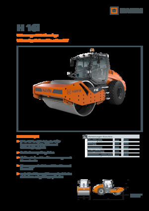 Pojedyncze walce drogowe Hamm H 16i